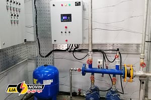 طراحی و ساخت تابلو برق بوستر پمپ دور متغیر و ثابت - نمونه کارهای لیا نوین