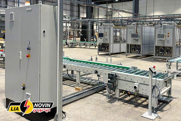 طراحی و تولید تابلو برق نوار نقاله - کانوایر - تسمه نقاله